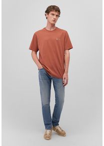 Mavi Herren T-Shirt "SHORT SLEEVE TEE", grün, casual, Gr. L, bedruckt, 100% Baumwolle, Shirts, Basic Tee