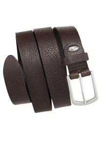 Bernd Götz BERND GÖTZ Damen Ledergürtel, braun, casual,casual,klassisch,modisch, Gr. 100, unifarben, Leder, Gürtel, mit effektvoll genarbter Oberfläche