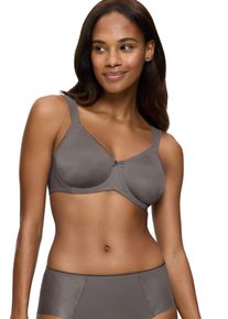 Triumph Damen Minimizer-BH "Essential Minimizer T W X", Gr. 80, grau, Microtouch, Obermaterial: 70% Polyamid, 30% Elasthan, unifarben, leicht