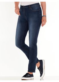 Classic Basics Damen Bequeme Jeans, blau, Gr. 22, unifarben, 81% Baumwolle, 17% Polyester, 2% Elasthan, Jeans