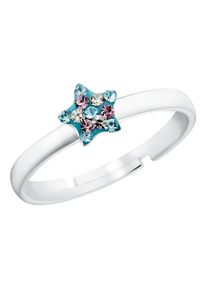 Damen Fingerring "Stern, 2034004", 0,80 g, Silber 925 (Sterlingsilber), 1,9mm, bunt, Prinzessin Lillifee, Silber 925 (Sterlingsilber), Fingerringe,