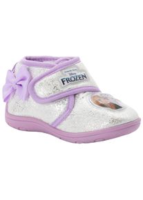 Disney Kinder Hausschuh "Frozen", Gr. 22, silber, Textil, mehrfarbig, sportlich, Schuhe
