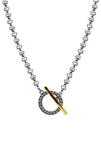TASHI Damen Kette mit Anhänger "Tashi, MT.CL.0108.0001", Silber 925 (Sterlingsilber), L: 38cm, gold, Silber 925 (Sterlingsilber), Halsketten, mit