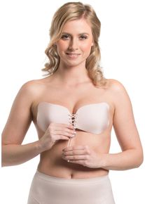 Damen Klebe-BH "Va-Va-Voom Bra", MAGIC BODYFASHION, rosa, Obermaterial: 82% Polyamid, 18% Elasthan, unifarben, feminin, BHs, vorn mit Schnürung