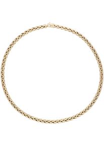 Firetti Damen Goldkette "Schmuck Geschenk Gold 585 Halsschmuck Halskette Zopfkette 5,5 mm breit", 45, Gelbgold 585, L: 45cm B: 5,5mm, gold, Gelbgold