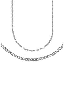 Firetti Damen Collierkettchen "Schmuck Geschenk Silber 925 Fantasiekettengliederung 4,4 mm breit", 42, Silber 925 (Sterlingsilber), B: 4,4mm, silber,