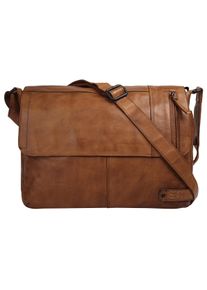 SPIKES & SPARROW Damen Messenger Bag, SPIKES & SPARROW, braun, Leder, vintage, Taschen, echt Leder