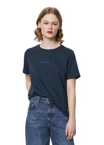 Marc O'Polo Damen T-Shirt, blau, Gr. S, MARC O'POLO DENIM, Single Jersey, Obermaterial: 100% Baumwolle, Shirts
