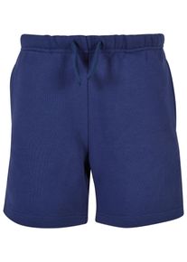 Urban Classics Jungen Trainingshose "Urban Classics Herren Boys Basic Sweatshorts", blau, Gr. 158, unifarben, 65% Baumwolle, 35% Polyester, Hosen