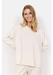 soyaconcept Damen Sweatshirt "SC-BANU 164", beige, modisch, Gr. M, unifarben, Sweatware, Obermaterial: 48% Modal, 48% Polyester, 4% Elasthan,