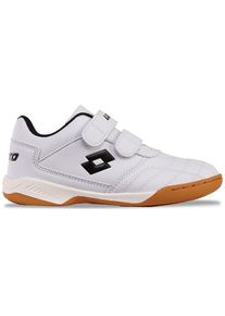 Lotto Kinder Hallenschuh, Gr. 28, schwarz-weiß, Synthetik, mehrfarbig, sportlich, Schuhe, - mit nicht-färbender Sohle