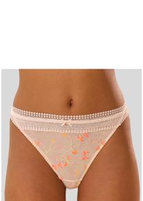 Lascana Damen Tanga "Jasmin", Gr. 48, bunt, Microtouch, Obermaterial: 70% Polyamid, 25% Polyester, 5% Elasthan, Unterhosen, in floraler Optik