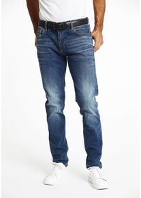 LINDBERGH Herren 5-Pocket-Jeans "LINDBERGH Jeans", blau, Gr. 36, Oberstoff: 80% Baumwolle, 16% Polyester, 4% Elasthan, Jeans