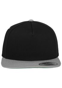 Flexfit Damen Flex Cap "Flexfit Unisex Classic 5 Panel Snapback", schwarz, casual, unifarben, 100% Baumwolle, Caps