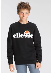 Ellesse Kinder Sweatshirt "für Kinder", schwarz, sportlich, Gr. 152, bedruckt, Sweatware, Obermaterial: 80% Baumwolle, 20% Polyester, Sweatshirts