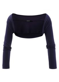 Damen Bolero, blau, casual, Gr. 34, Aniston SELECTED, unifarben, Jersey, Obermaterial: 95% Viskose, 5% Elasthan, Strickjacken