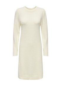 Only Damen Strickkleid "ONLKATIA LS PUFF DRESS CC KNT", beige, modisch, Gr. L, meliert, Strick, Obermaterial: 50% Viskose, 27% Nylon, 23% Polyester,