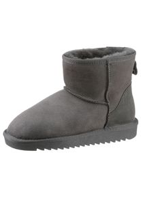 Ara Damen Winterboots "Alaska", Gr. 36, grau, Veloursleder, Lammfell, sportlich, Schuhe, Winterboots, Stiefel in bequemer Weite G (=weit)