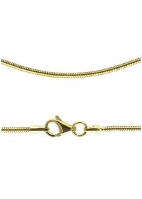 Firetti Damen Schlangenkette "Schmuck Geschenk Gold 333 oder 585 Collierkette in mehreren Breiten", 50, Gelbgold 585, B: 1,4mm, gold, Gelbgold 585,