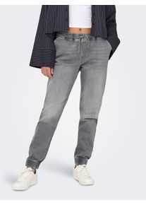 Only Damen Schlupfjeans "ONLKELDA MISSOURI MID DNM AZG NOOS", blau, modisch, Gr. XS, unifarben, Denim/Jeans, Obermaterial: 98% Baumwolle, 2%