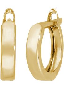 Firetti Damen Paar Creolen "Schmuck Geschenk Gold 375 Ohrschmuck Ohrringe", Gelbgold 375, gold, Gelbgold 375, Ohrringe