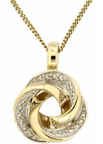 Firetti Damen Ketten-Anhänger "Schmuck Geschenk Gold 333 Halsschmuck Anhänger für Halskette Knoten", 15 ct P2 = erkennbare Einschlüsse, Gelbgold