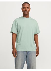 Jack & Jones JACK & JONES Herren Oversize-Shirt "JJEBRADLEY TEE SS O-NECK NOOS", grün, modisch, Gr. M, unifarben, Jersey, Obermaterial: 100% Baumwolle, Shirts,