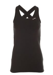 WINSHAPE Damen Sporttop "Tanktop WVR32", schwarz, Gr. XS, 90% Baumwolle, 10% Elasthan, Tops, Drop Back Design