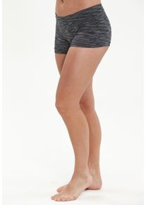 Endurance Damen Funktionstights "Crina", schwarz, sportlich, Gr. S, meliert, 68% Polyester, 22% Nylon, 10% Elasthan, Hosen, in nahtlosem Design