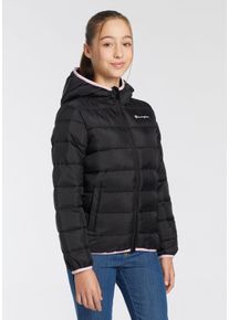 Champion Kinder Steppjacke, schwarz, sportlich, Gr. XXL, unifarben, Steppware, Obermaterial: 100% Polyester, Jacken, für Kinder