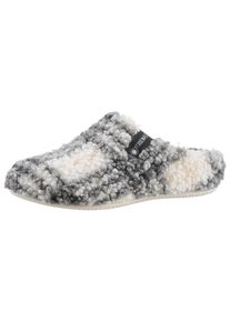 VERBENAS Damen Pantoffel "York Gales", Gr. 35, grau, Textil, kariert, klassisch, Schuhe, in karierter Optik