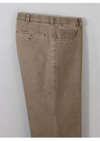 CLASSIC Herren Bequeme Jeans, beige, Gr. 50, unifarben, 99% Baumwolle, 1% Elasthan, Jeans