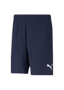 Puma Herren Trainingsshorts "TEAMRISE SHORT", blau, sportlich, Gr. XL, unifarben, Netz, Obermaterial: 100% Polyester, Hosen