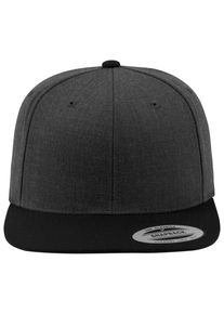 Flexfit Damen Flex Cap "Flexfit Unisex Classic Snapback 2-Tone", grau, casual, unifarben, 80% Polyacryl, 20% Wolle, Caps