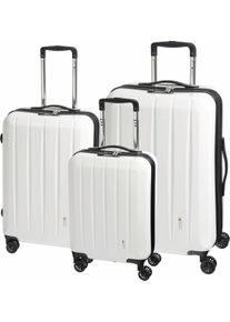 Check.In Trolleyset "London 2.0", weiß, Koffer-Sets, Kofferset, Gepäckset, klein mittel groß, Handgepäck, Aufgabegepäck