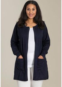 SANDGAARD Damen Cardigan "Helsinki", blau, casual, Gr. 42, unifarben, Feinstrick, Obermaterial: 82% Viskose, 15% Nylon, 3% Elasthan, Strickjacken, in