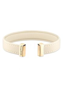 Kangaroos Damen Armspange "Schmuck Geschenk, LederArmkette verschiedene Farben", Edelstahl-Leder, gelb, Edelstahl, Leder, Armbänder
