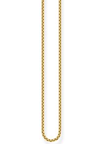 Thomas Sabo Damen Collierkettchen "Venezianerkettengliederung, 1,0 mm breit, KE1106", 50, Silber 925 (Sterlingsilber), gold, Silber 925