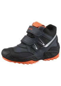 Geox Kinder Winterstiefel "J NEW SAVAGE BOY B ABX", Gr. 24, blau, Lederimitat, Textil, casual, Schuhe, Klettstiefel, Babystiefel Snowboots mit