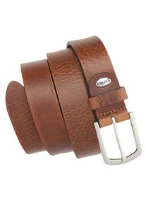 Bernd Götz BERND GÖTZ Damen Ledergürtel, braun, casual,casual,klassisch,modisch, Gr. 110, unifarben, Leder, Gürtel, mit effektvoll genarbter Oberfläche