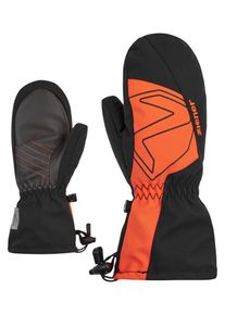 Ziener Kinder Fäustlinge "LAVALINO AS AW MITTEN", schwarz, Gr. 3, Kunstfaser, Handschuhe