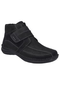 Josef Seibel Herren Klettstiefel "New Anvers 95", Gr. 40, schwarz, Leder, Schuhe, Winterstiefel, Komfortschuh, Winterschuh in Schuhweite K