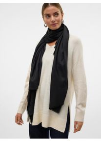 Véro Moda VERO MODA Damen Modetuch "VMCARRIE SCARF NOOS", schwarz, modisch, unifarben, Web, Polyester, Modetücher