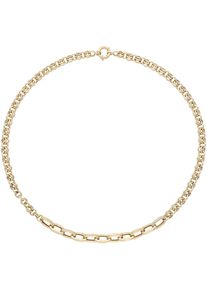 Firetti Damen Gliederkette "Schmuck Geschenk Gold 585 Halsschmuck Halskette, ca. 6,4-7,8 mm breit", 50, Gelbgold 585, L: 50cm B: 7,8mm, gold,
