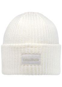 Chillouts Damen Strickmütze "Kara Hat", weiß, sportlich,modisch,klassisch, unifarben, Rippstrick, Strick, Kunstfaser, Mützen, Klassischer Rippenstrick