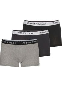 Tom Tailor Herren Boxershorts "Buffer", Gr. XXL, schwarz, Single Jersey, Obermaterial: 95% Baumwolle, 5% Elasthan, unifarben, Unterhosen, mit