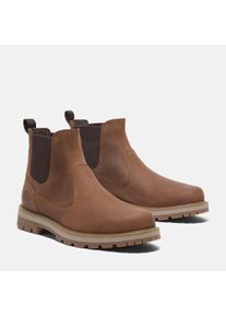 Timberland Herren Chelseaboots "BRITTON ROADMID CHELSEA BOOT", Gr. 40, braun, Leder, sportlich, Schuhe, Stiefelette, Winterschuhe, Ankle Boots