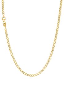 Amor Damen Collierkettchen "Panzerkettengliederung, 2014613", Gelbgold 375, L: 60cm, gold, Gelbgold 375, Halsketten