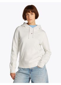 Damen Kapuzensweatshirt "TJW REG TONAL LINEAR HOODIE EXT", beige, casual, Gr. XXXL, Tommy Jeans CURVE, unifarben, bestickt, Sweatware, Obermaterial: