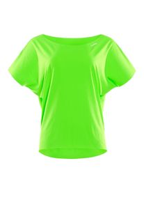 WINSHAPE Damen Oversize-Shirt "DT101", grün, Gr. XS, 80% Polyester, 20% Elasthan, Shirts, Functional